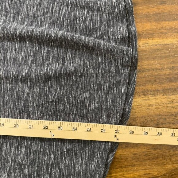 NWT VINCE Regular Fit Space Dyed Hoodie Black Medium - Picture 5 of 5